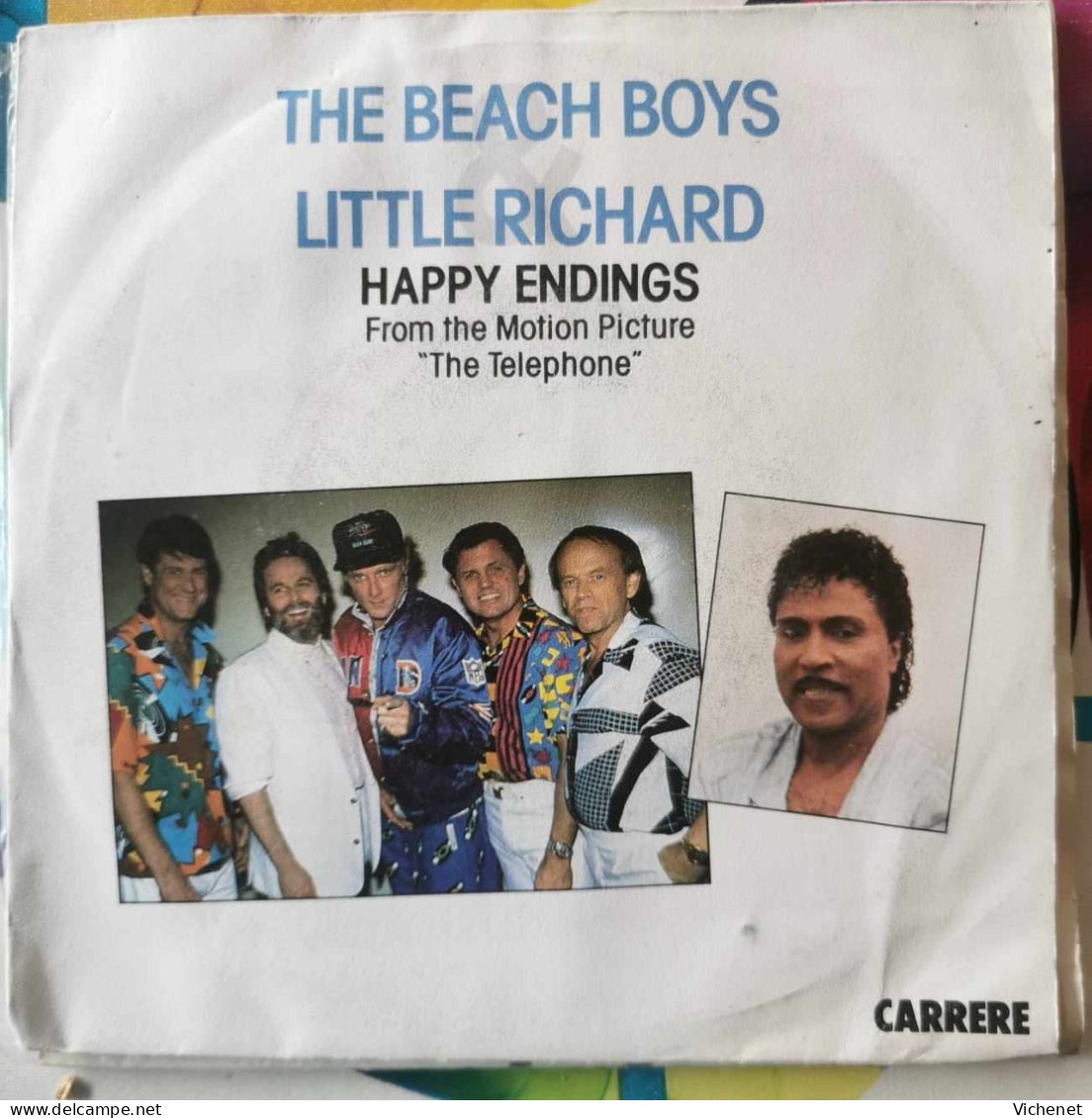 The Beach Boys & Little Richard – Happy Endings - 45T - Disco, Pop