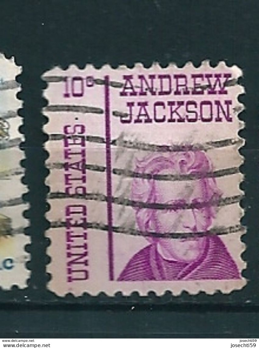 N° 819 Andrew Jackson  Timbre Stamp  Etats-Unis (1967) Oblitéré - Used Stamps