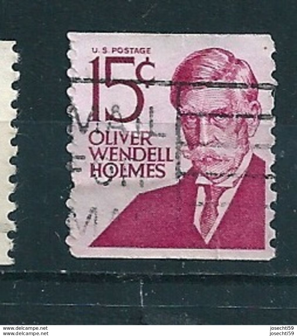 N° 821 Oliver Wendell Holmes Etats Unis (1967) Oblitéré Timbre USA 15 United States - Gebruikt