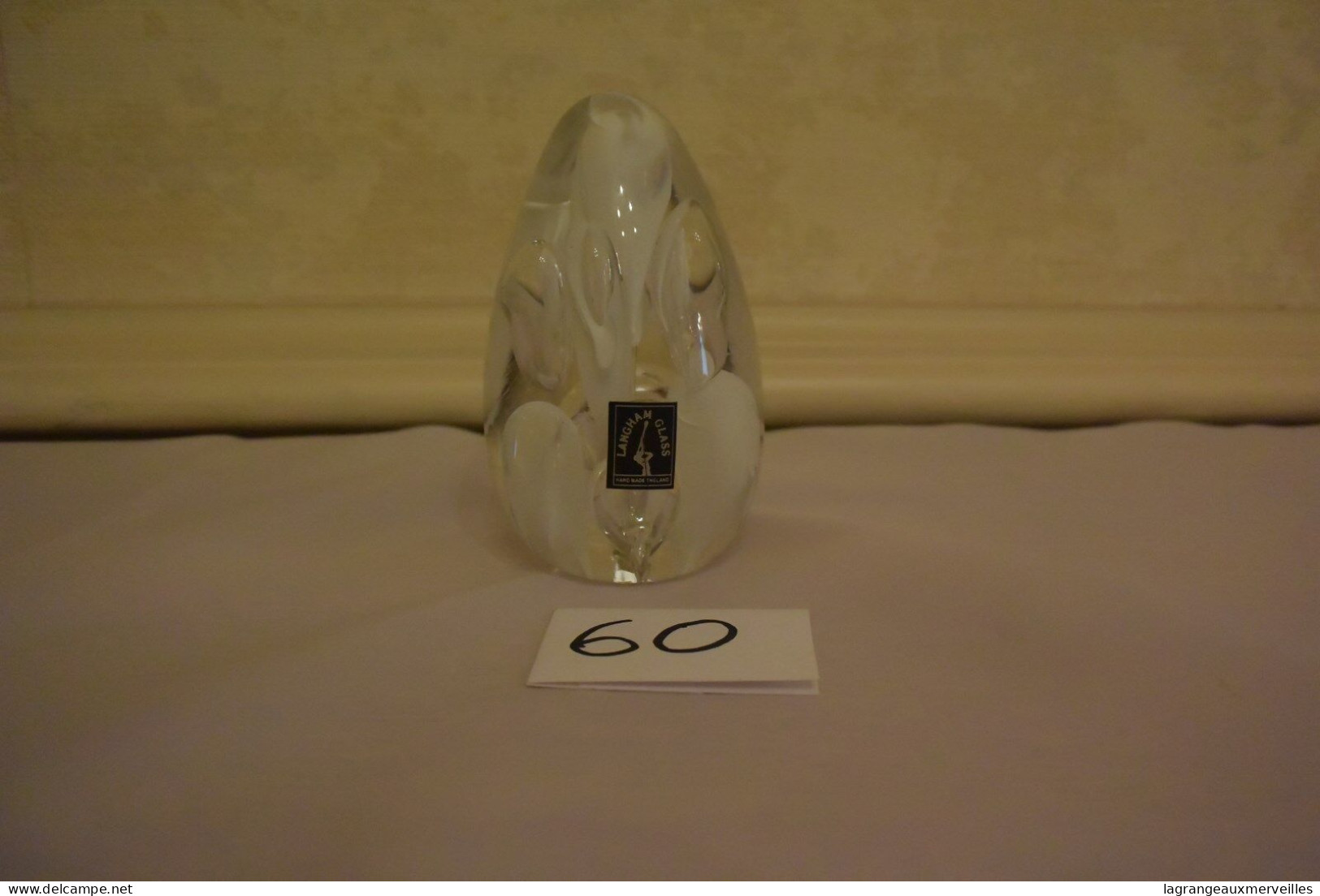 C60 Magnifique Boule En Verre Langham Glass England - Vidrio & Cristal