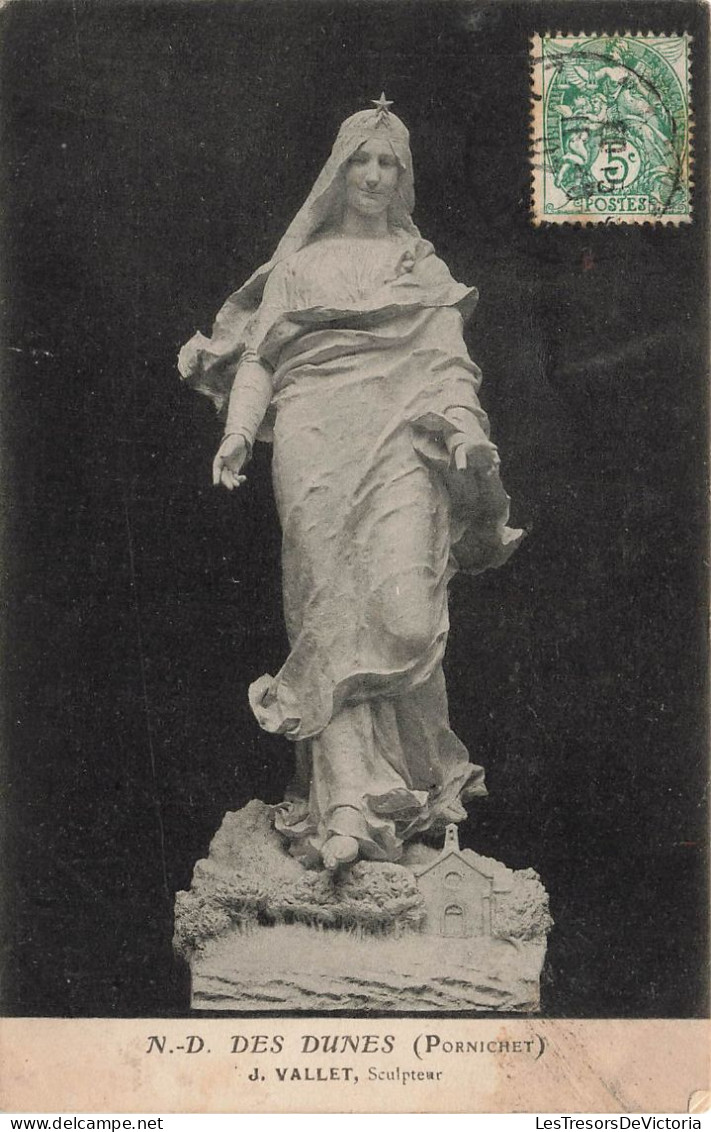 ART - Sculpture - ND Des Dunes (Pornichet) - J Vallet - Carte Postale Ancienne - Skulpturen