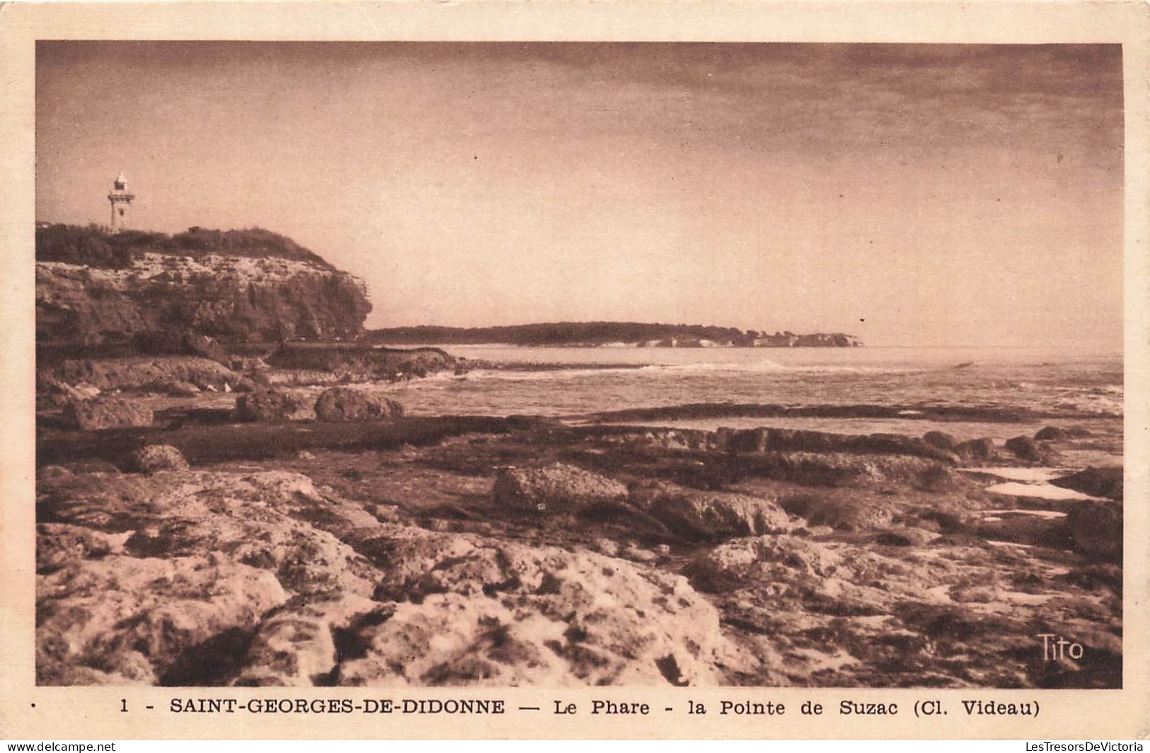 FRANCE - Saint Georges De Didonne - Le Phare - La Pointe De Suzac - Carte Postale Ancienne - Saint-Georges-de-Didonne