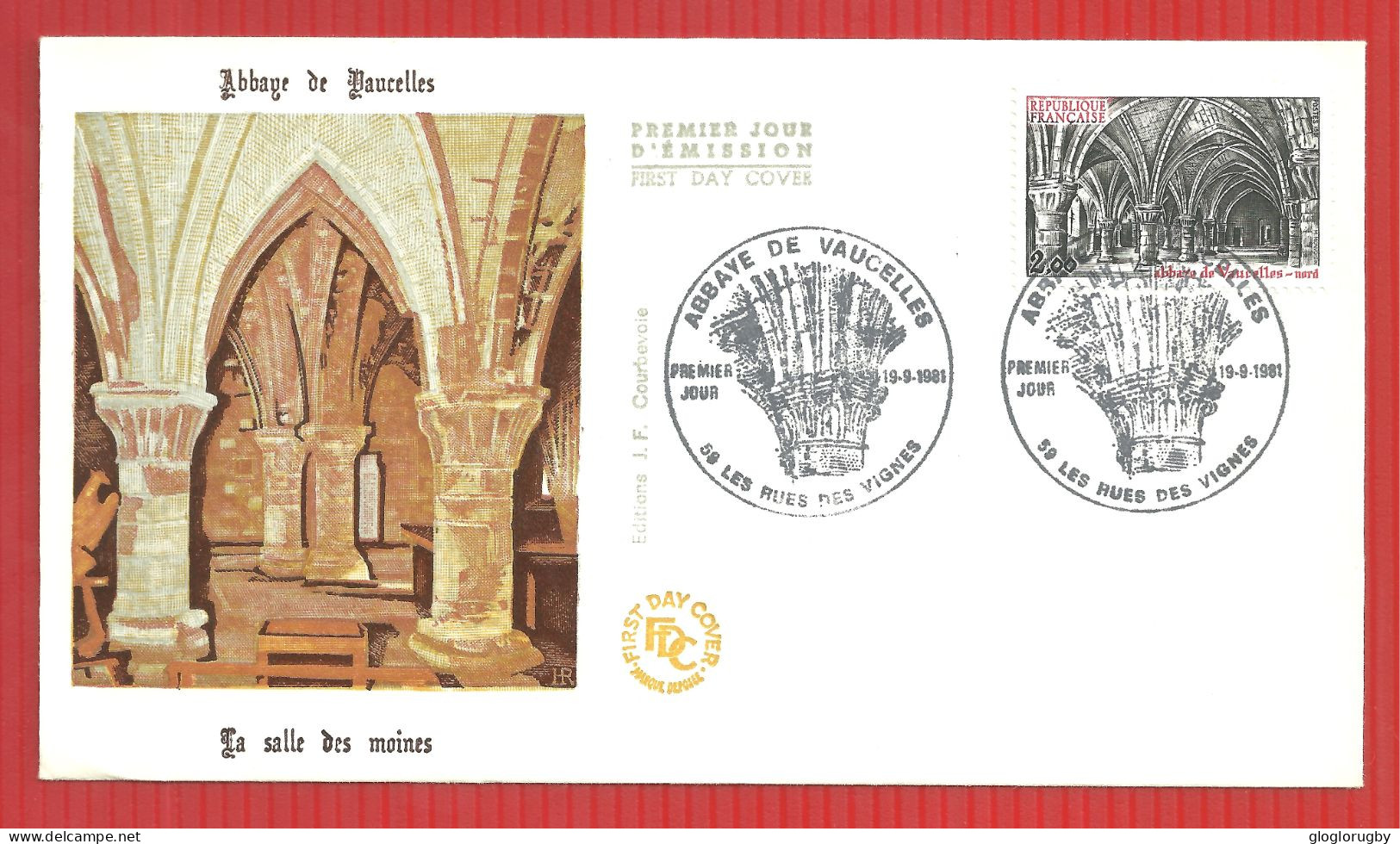 FDC ABBAYE DE NOIRLAC 2 7 1983 - Abbeys & Monasteries