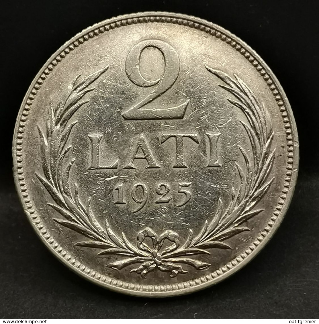 2 LATI ARGENT 1925 LETTONIE  / SILVER - Letonia