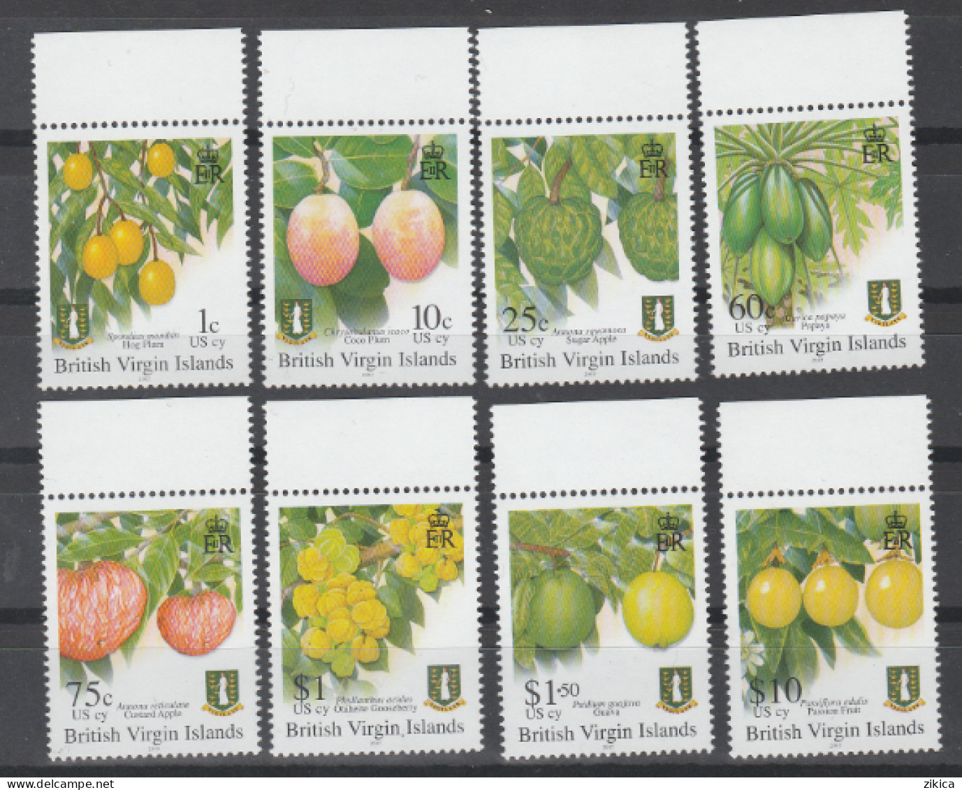 British Virgin Islands - 2005 Fruits  MNH** - British Virgin Islands