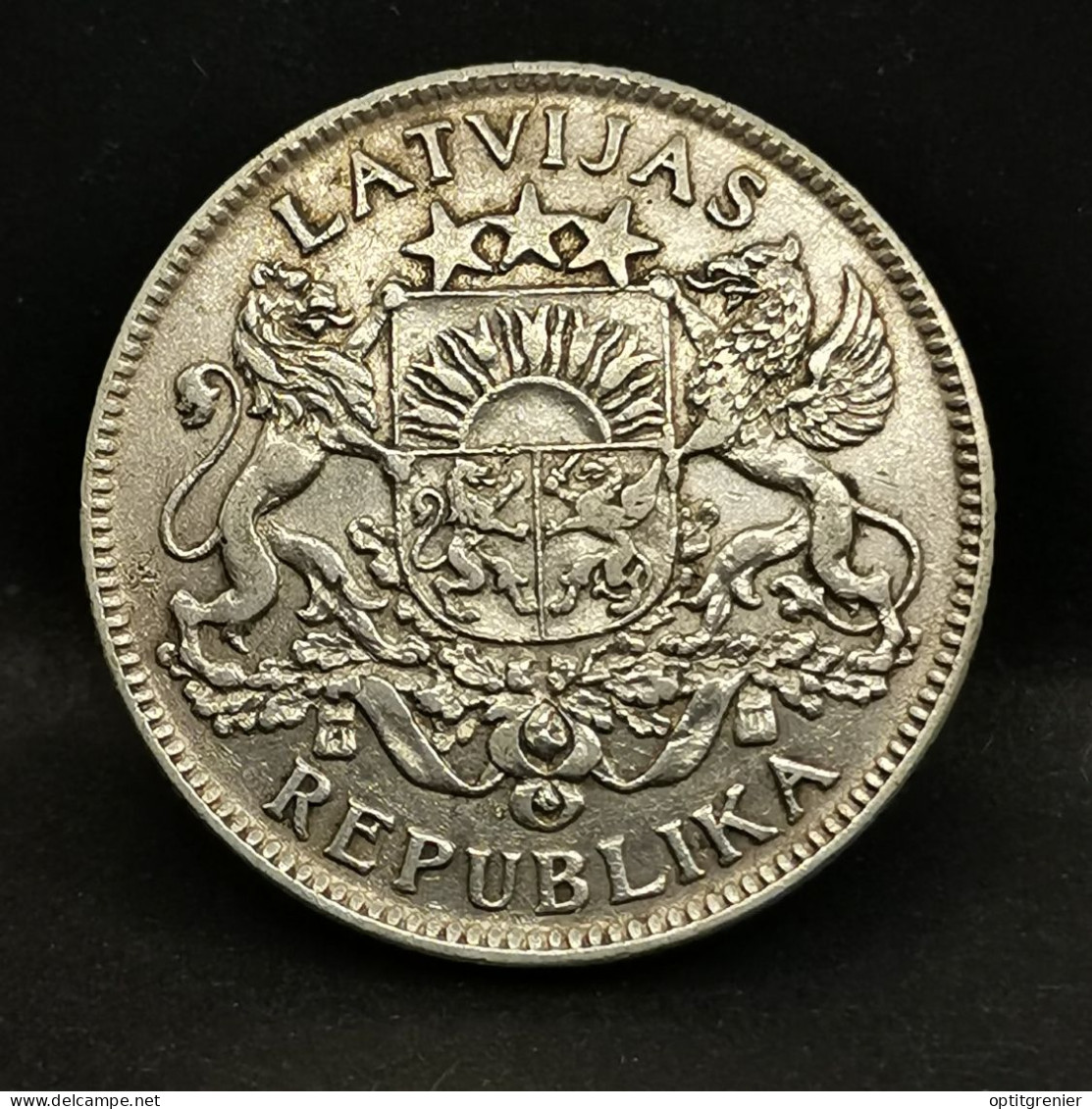 1 LATS ARGENT 1924 LETTONIE  / SILVER - Lettonie