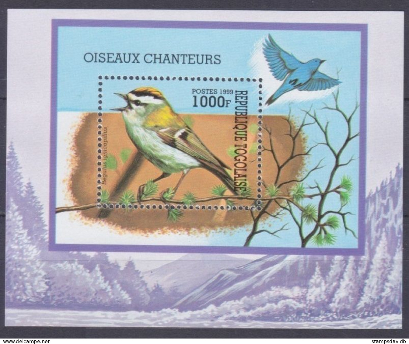 1999 Togo 2961/B445 Birds 4,40 € - Hummingbirds