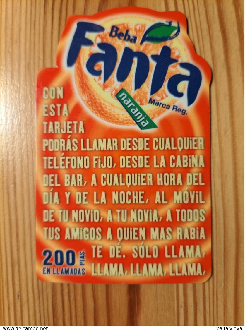 Prepaid Phonecard Spain, Jazztel - Fanta - Other & Unclassified