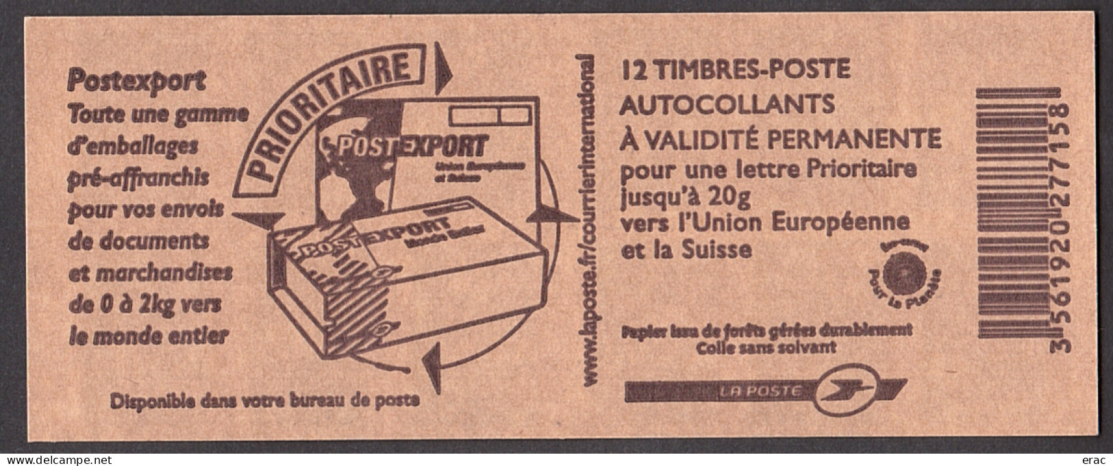 France - Carnet 4127-C1 - Neuf ** - Repère électronique - Marianne De Lamouche - Postexport - Booklets