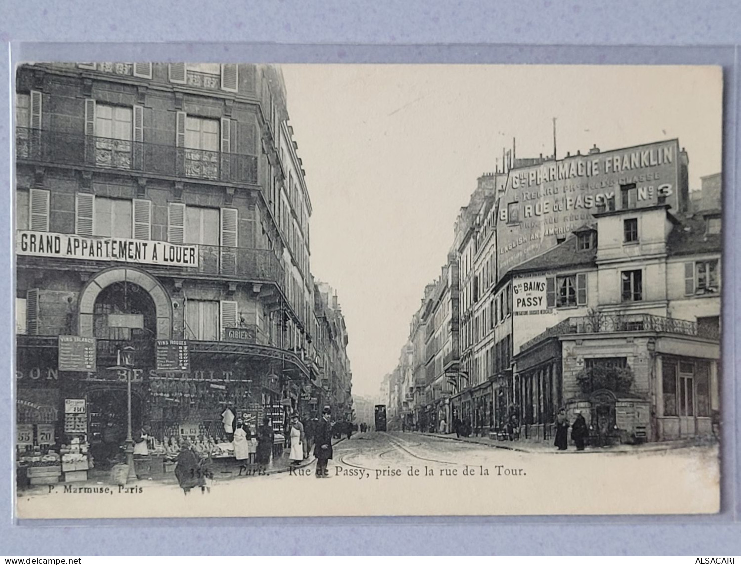 Paris.  Rue De Passy , Vue Prise De La Rue De La Tour - Unclassified