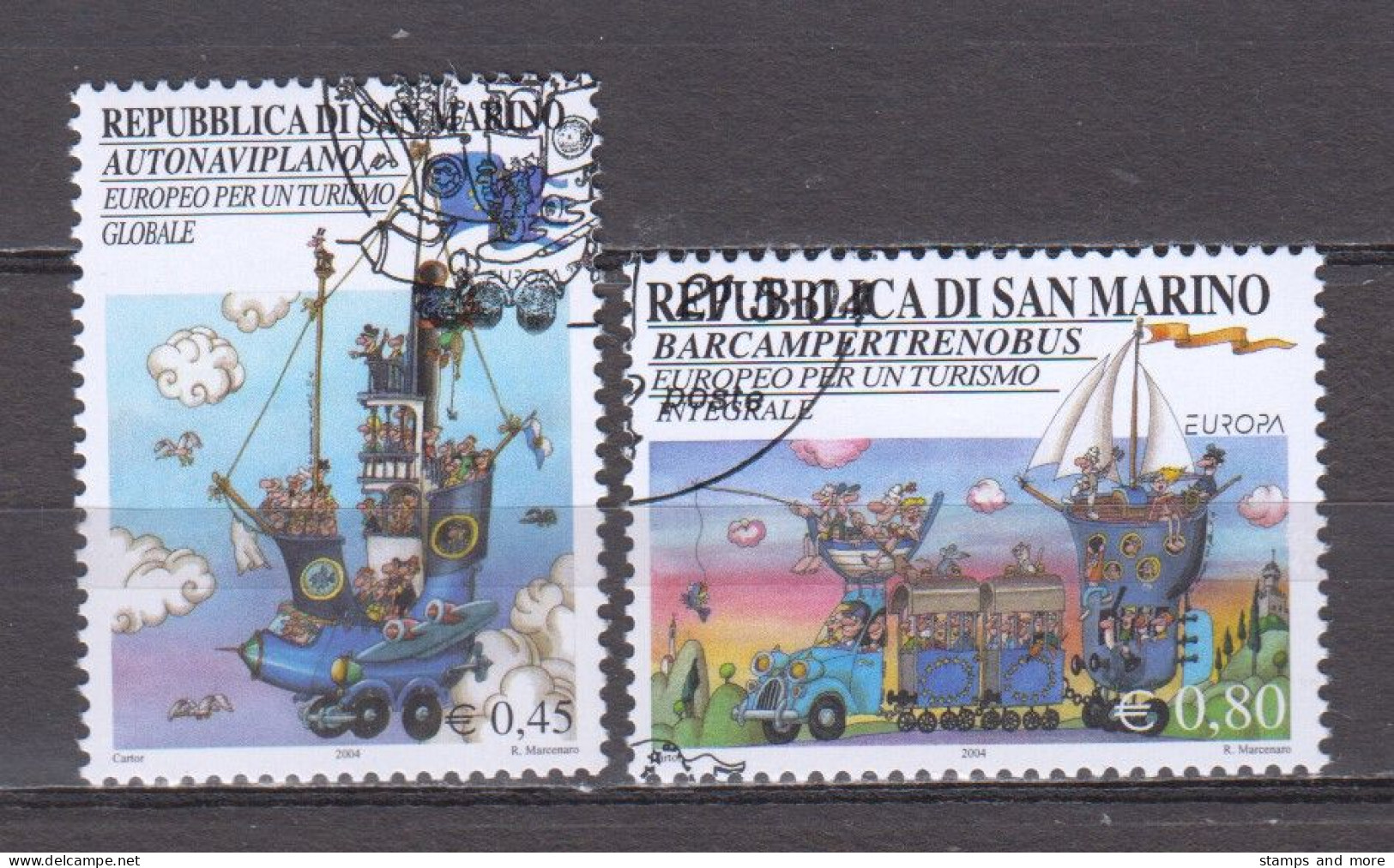 San Marino 2004 Mi 2148-2149 Canceled EUROPA CEPT - Used Stamps
