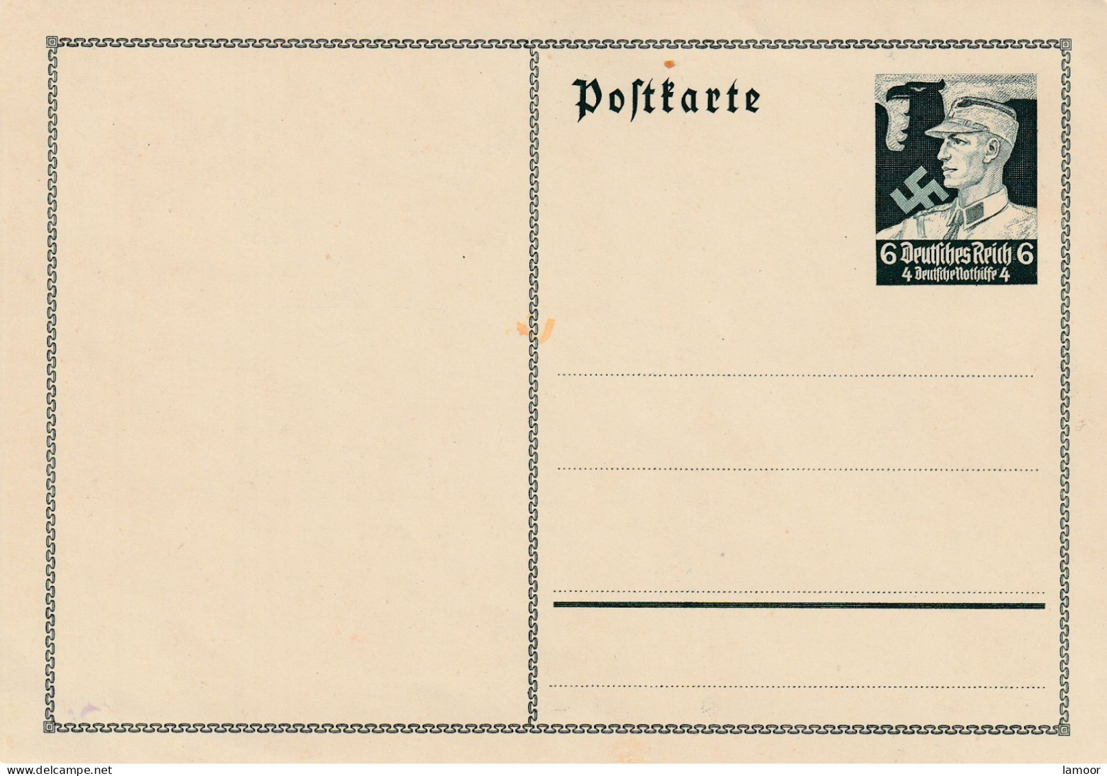 Deutsche Reich Postkarte Postfresch Ungelaufene Adolf Hitler - Collezioni E Lotti