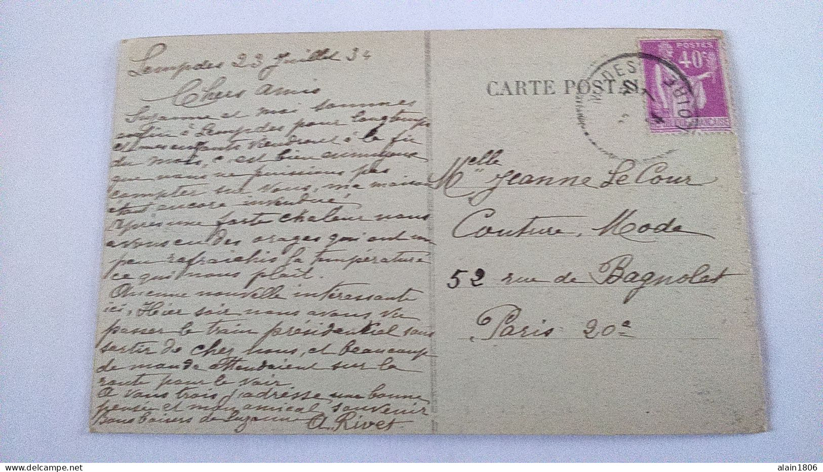 Carte Postale Ancienne  ( Q10 ) De Lempdes , L Hermitage - Lempdes