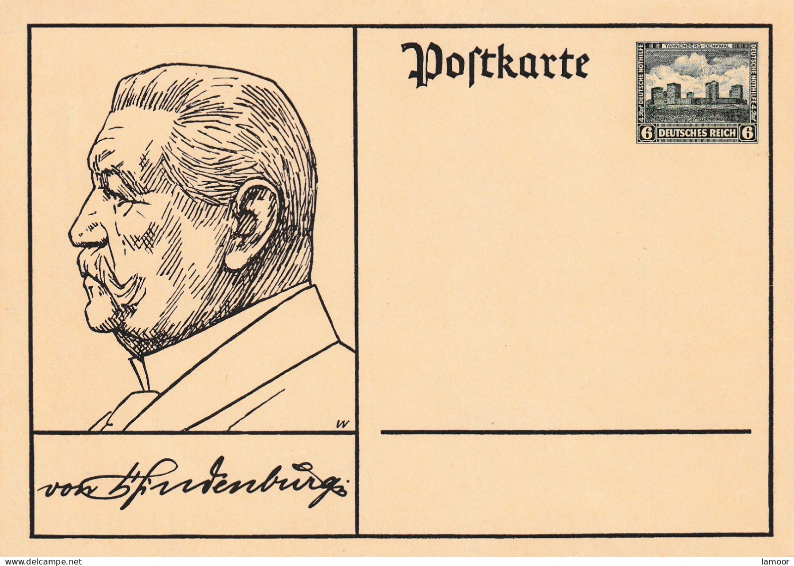 Deutsche Reich Postkarte Postfresch Ungelaufene Adolf Hitler - Sammlungen & Sammellose