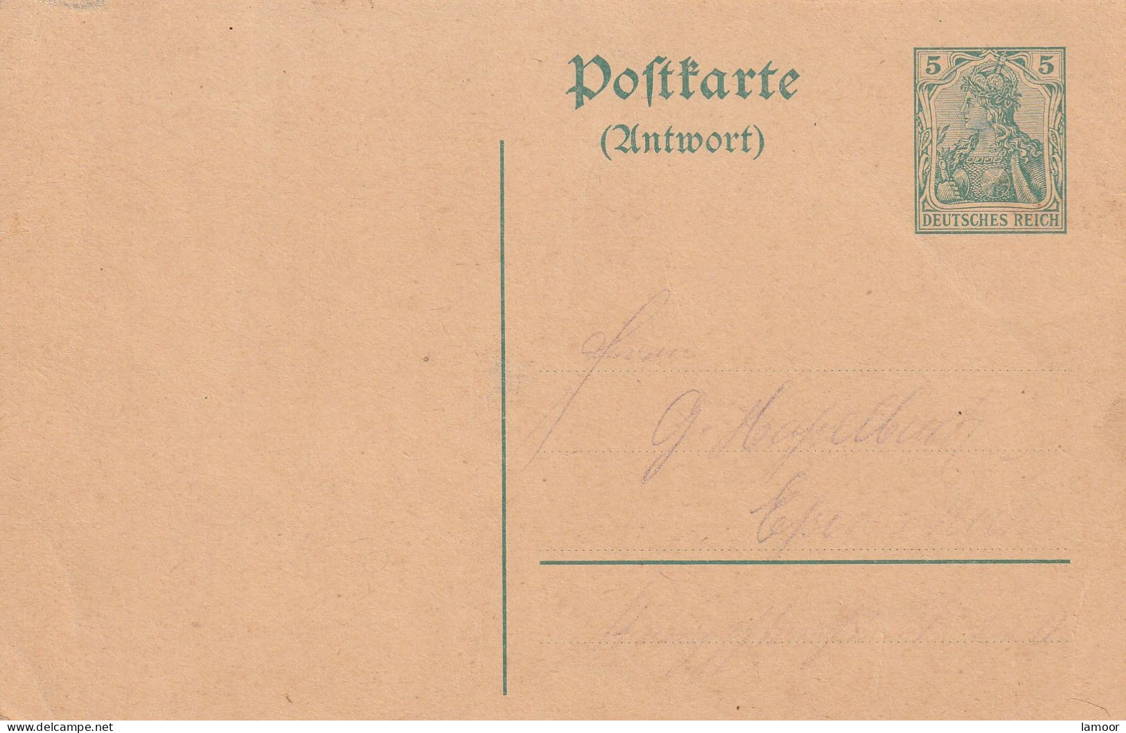 Deutsche Reich Postkarte Postfresch Ungelaufene Adolf Hitler - Verzamelingen & Kavels