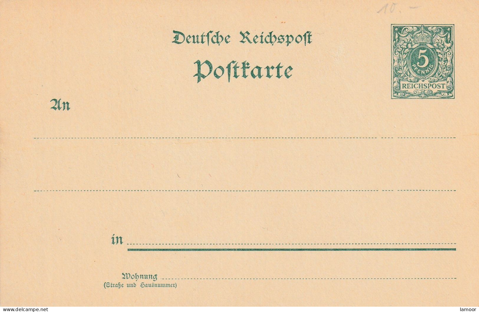 Deutsche Reich Postkarte Postfresch Ungelaufene Adolf Hitler - Collections & Lots