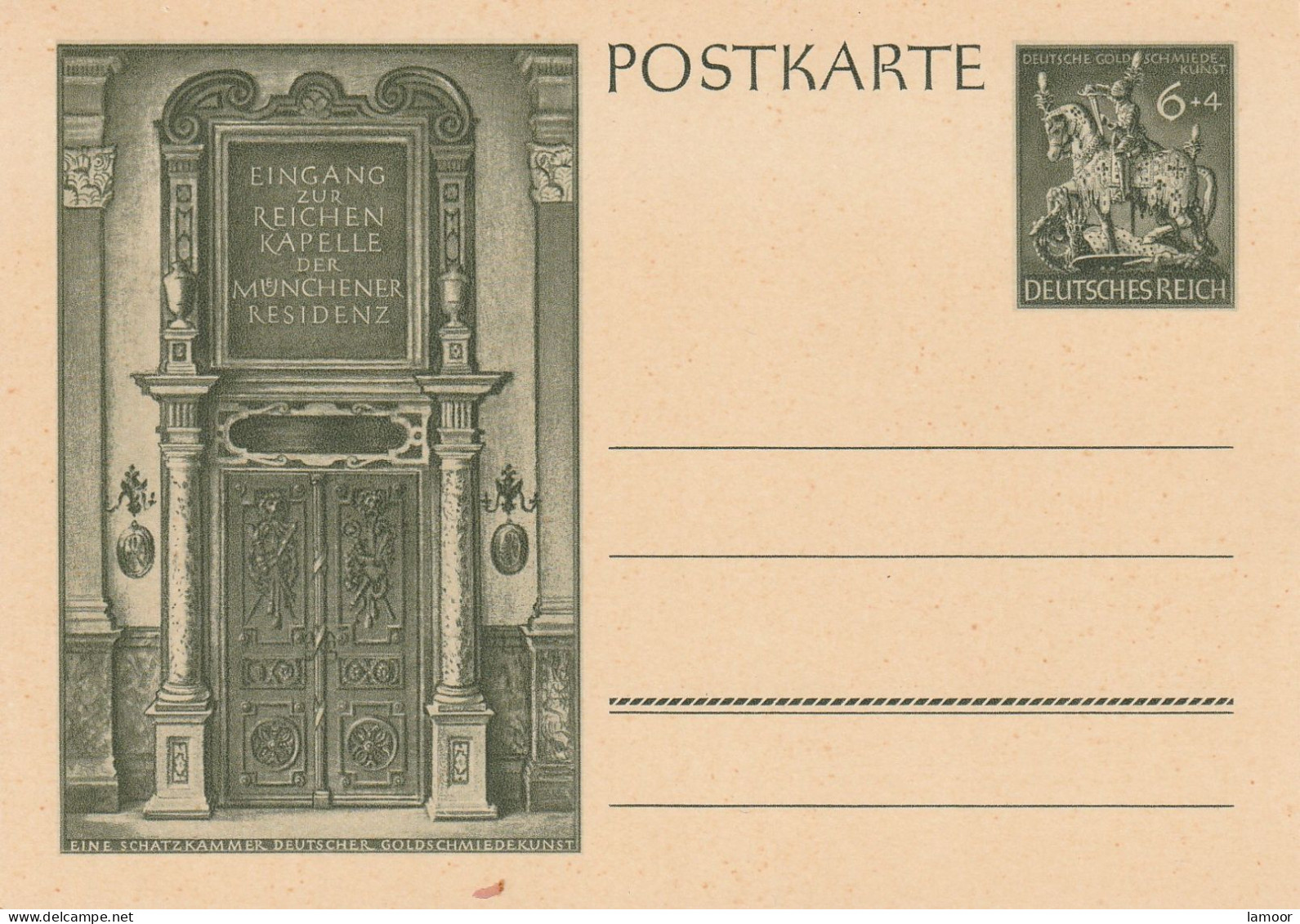 Deutsche Reich Postkarte Postfresch Ungelaufene Adolf Hitler - Collezioni E Lotti