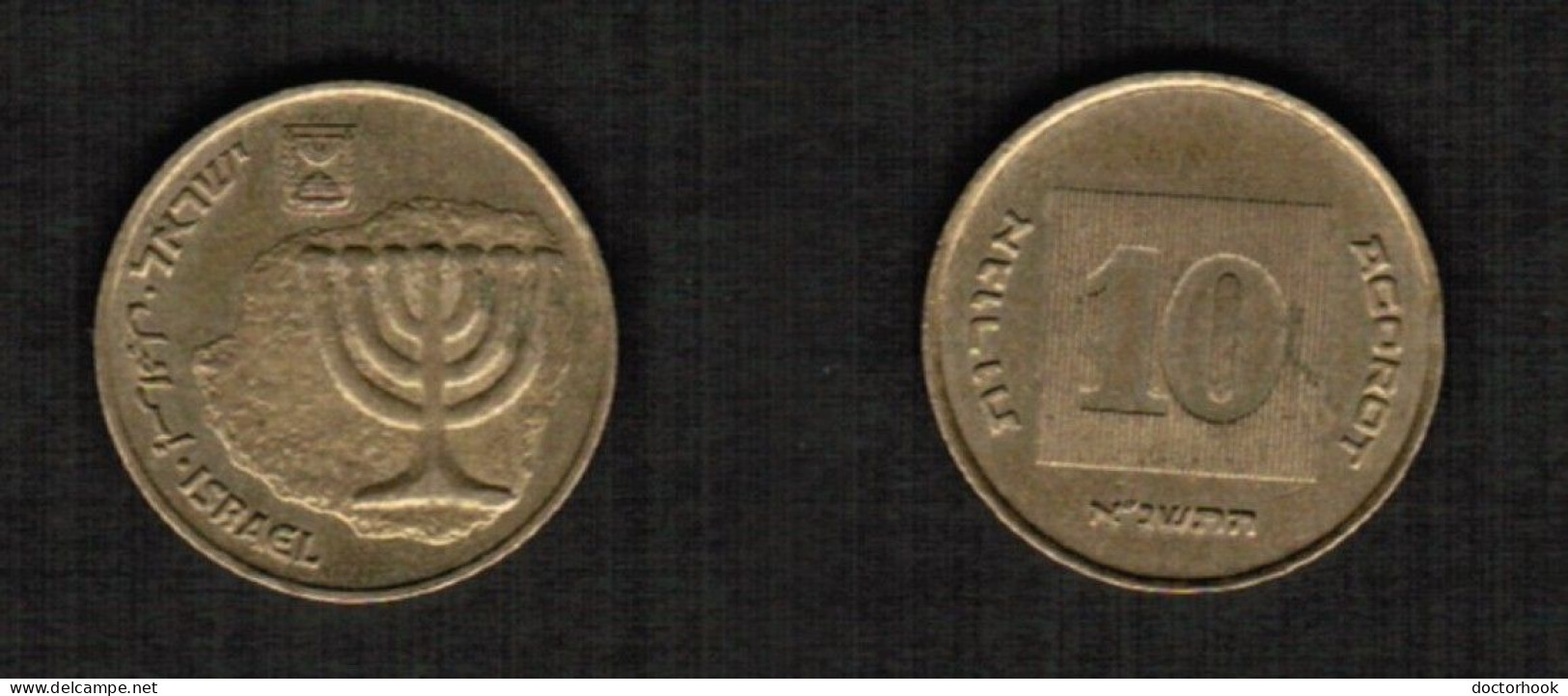 ISRAEL   10 AGOROT 1991 (5751) (KM # 158) #7664 - Israel