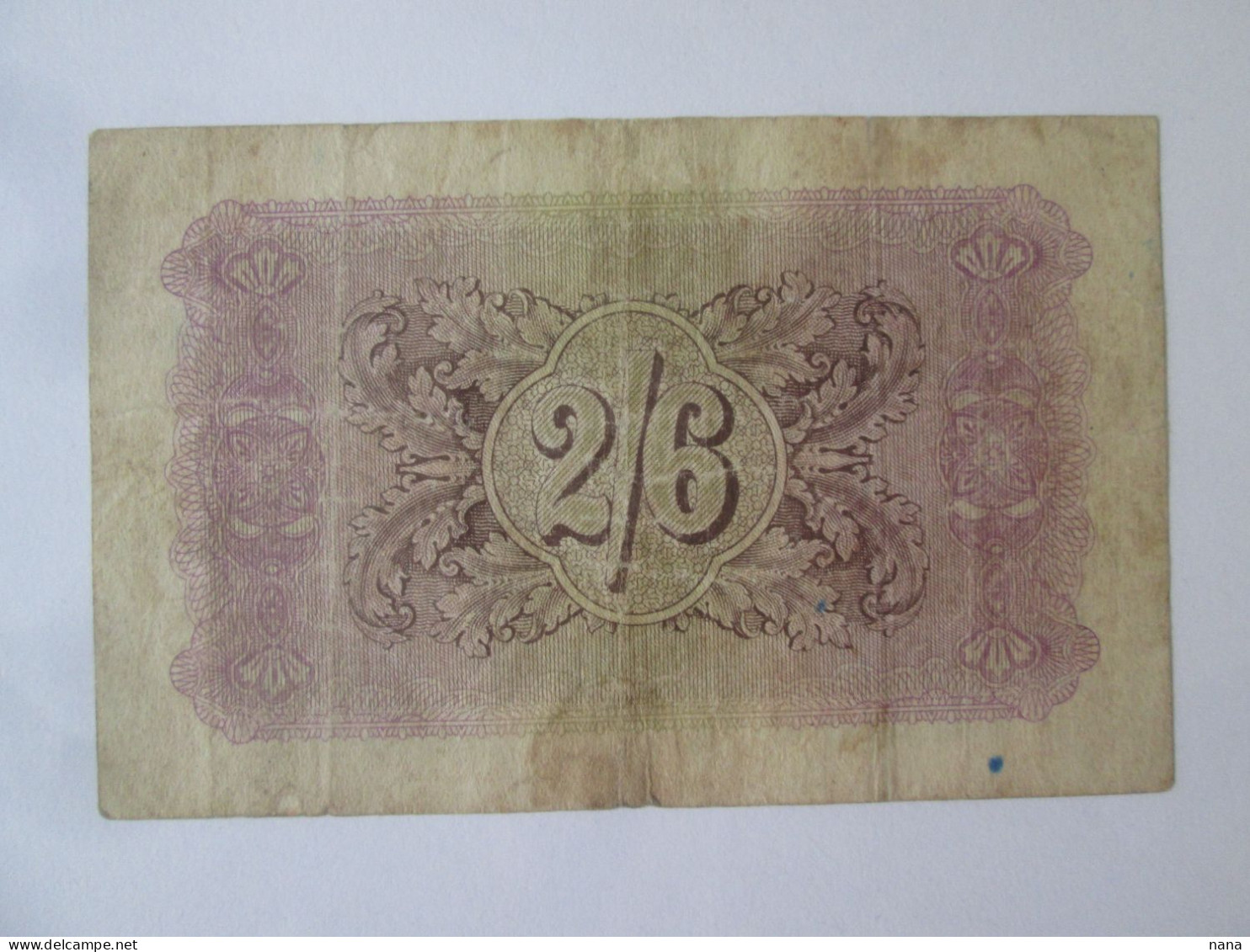 British Military Authority 2 Shillings  6 Pence 1943 Banknote See Pictures - British Armed Forces & Special Vouchers