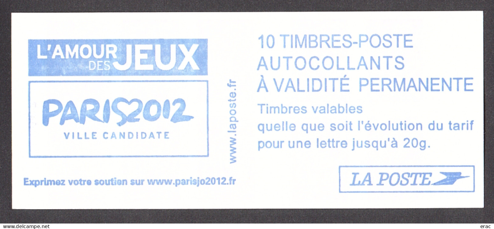 France - Carnet 3744-C1 - Neuf ** - Daté 06.12.04 - Marianne De Lamouche - Paris 2012 - Libretti