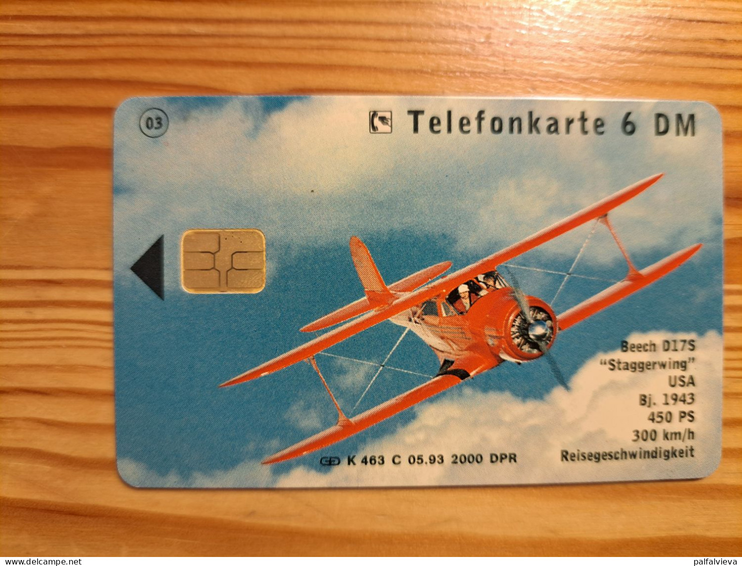 Phonecard Germany K 463 C 05.93. Take Off 93, Airplane 2.000 Ex. - K-Series : Customers Sets