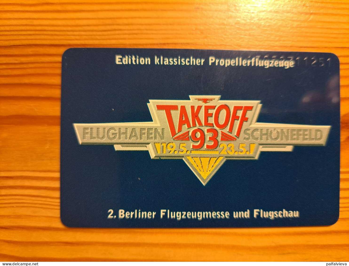 Phonecard Germany K 463 C 05.93. Take Off 93, Airplane 2.000 Ex. - K-Series : Série Clients