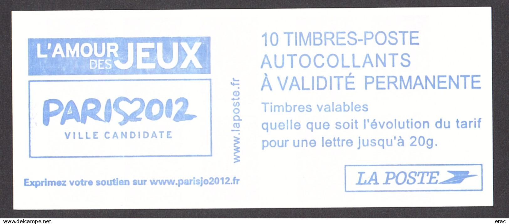 France - Carnet 3744-C1 - Neuf ** - Daté 06.12.04 - Marianne De Lamouche - Paris 2012 - Carnets