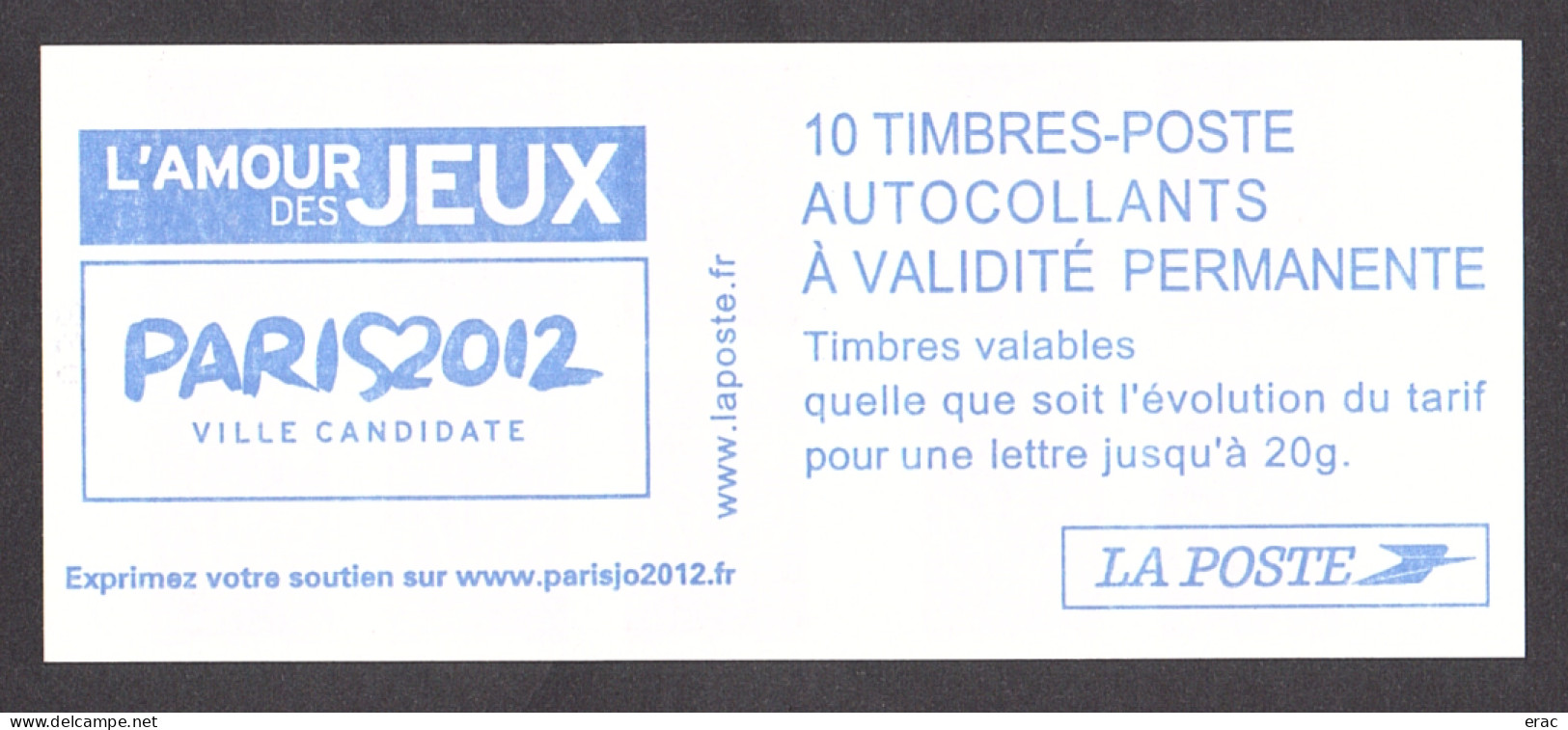 France - Carnet 3744-C1 - Neuf ** - Daté 17.01.06 - Marianne De Lamouche - Paris 2012 - Libretti