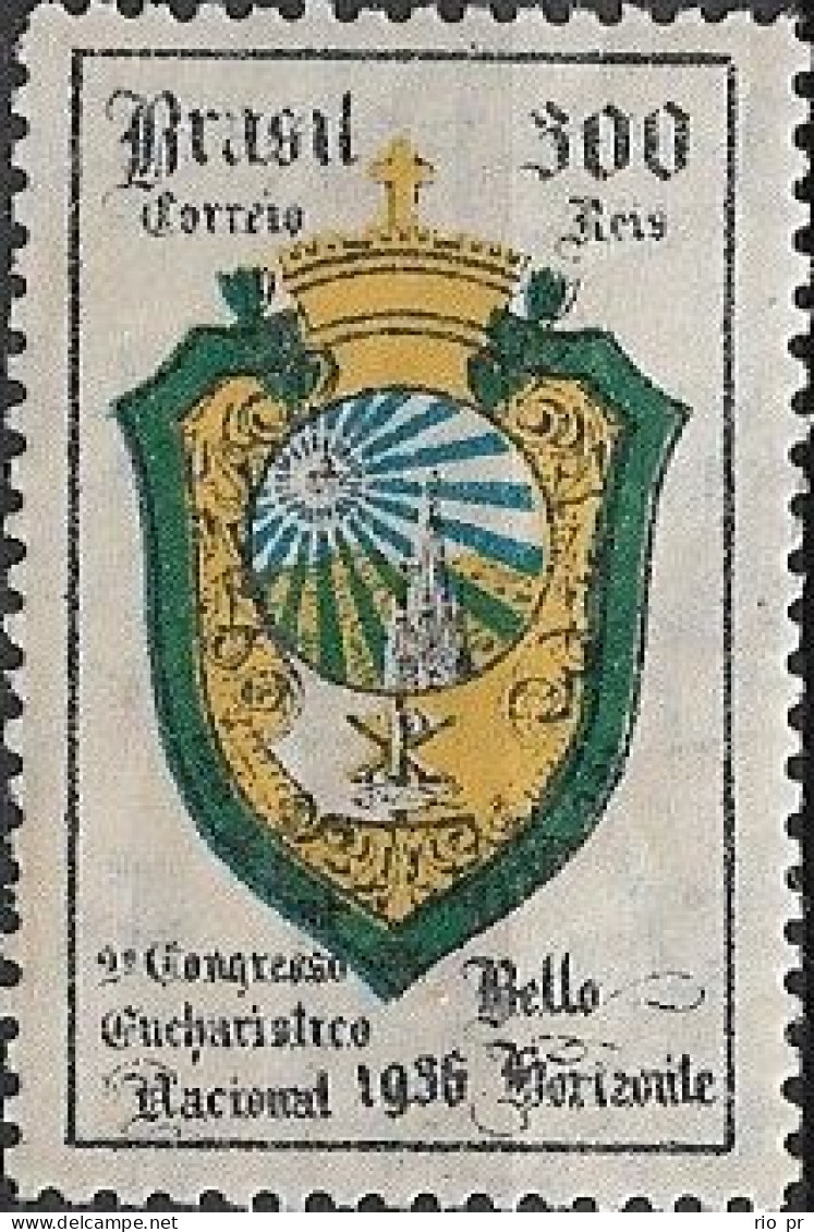 BRAZIL - 2nd EUCHARISTIC CONGRESS, BELO HORIZONTE 1936 - MH - Cristianismo