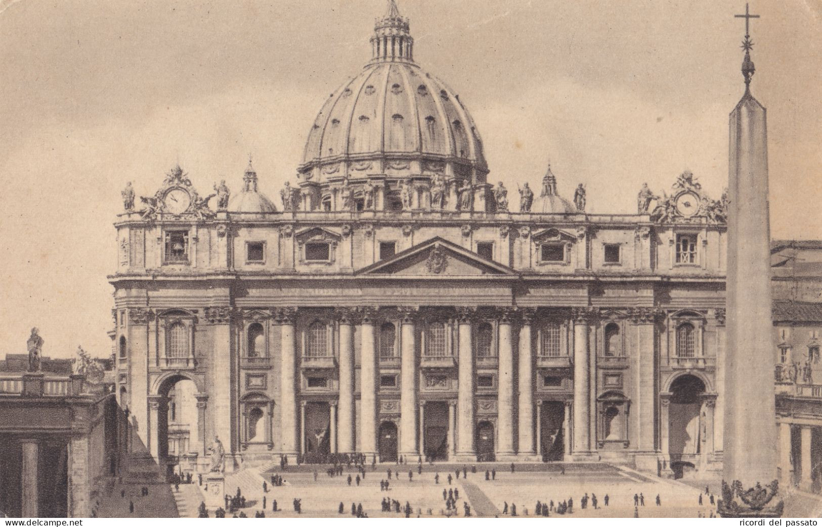 Cartolina Roma - Basilica Di S.pietro - San Pietro