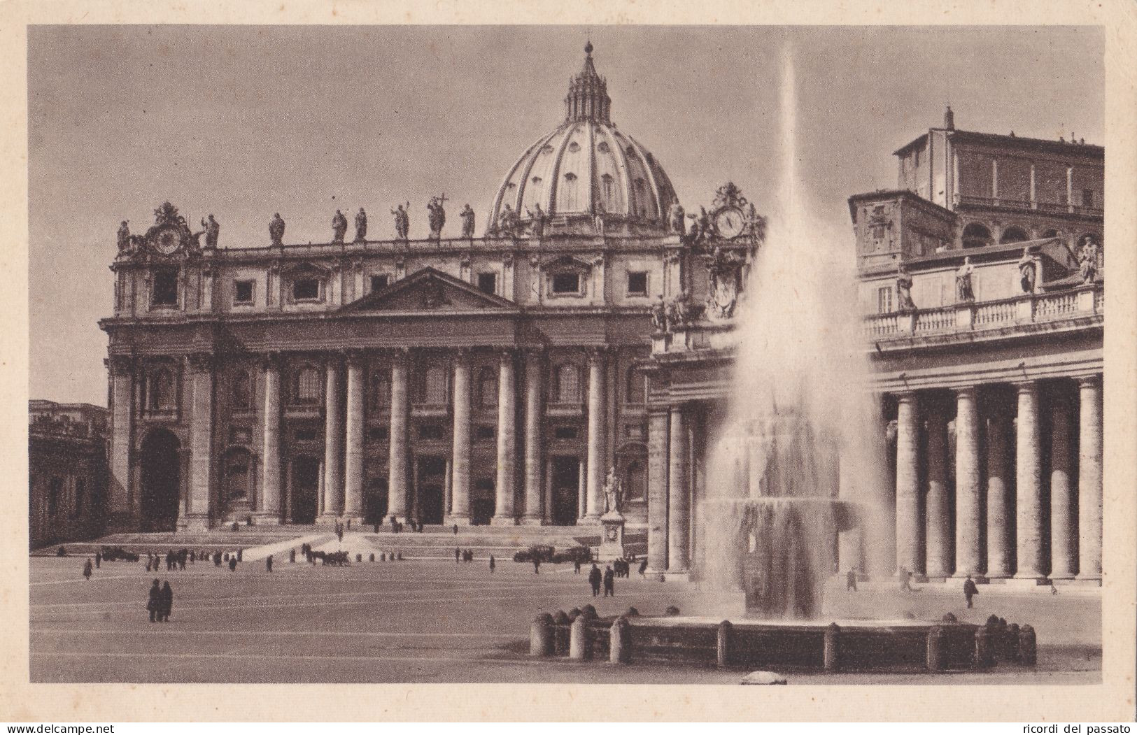 Cartolina Roma - Basilica Di S.pietro - San Pietro