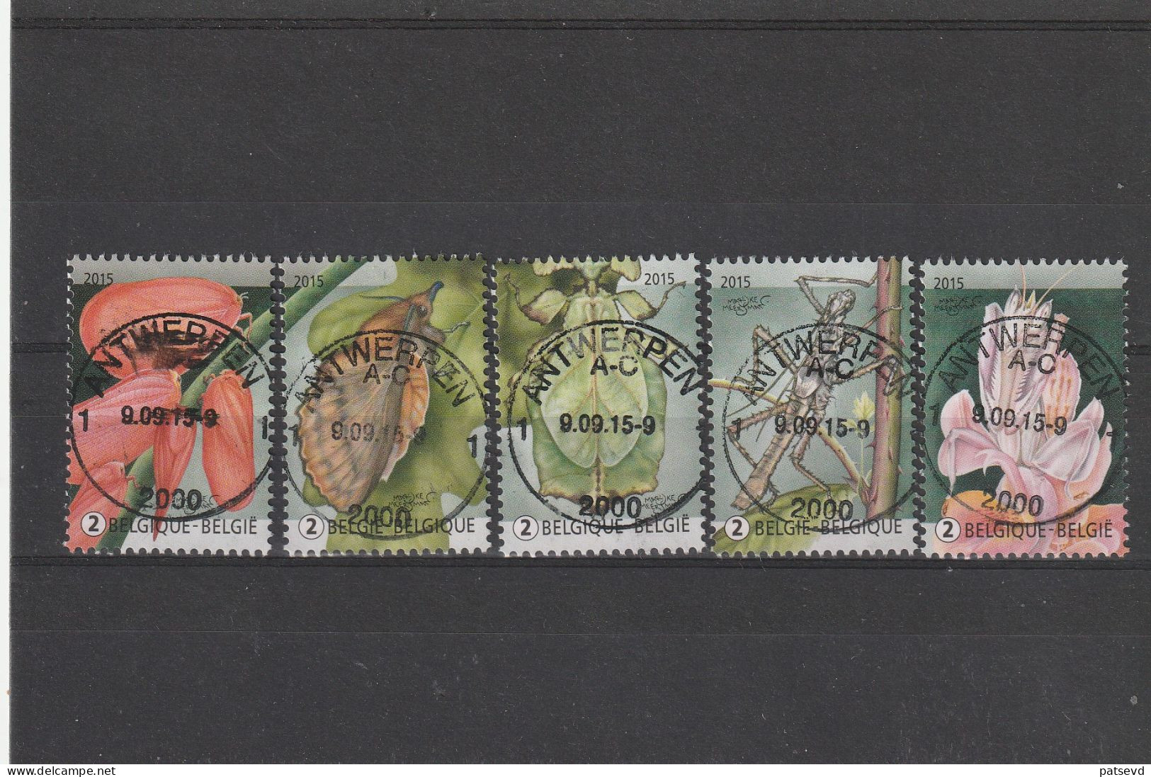 4522/4526 Plante Ou Animal /Plant En Dier Oblit/gestp Centrale - Used Stamps