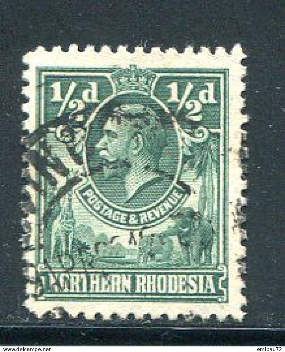 RHODESIE DU NORD- Y&T N°1- Oblitéré - Rhodesia Del Nord (...-1963)