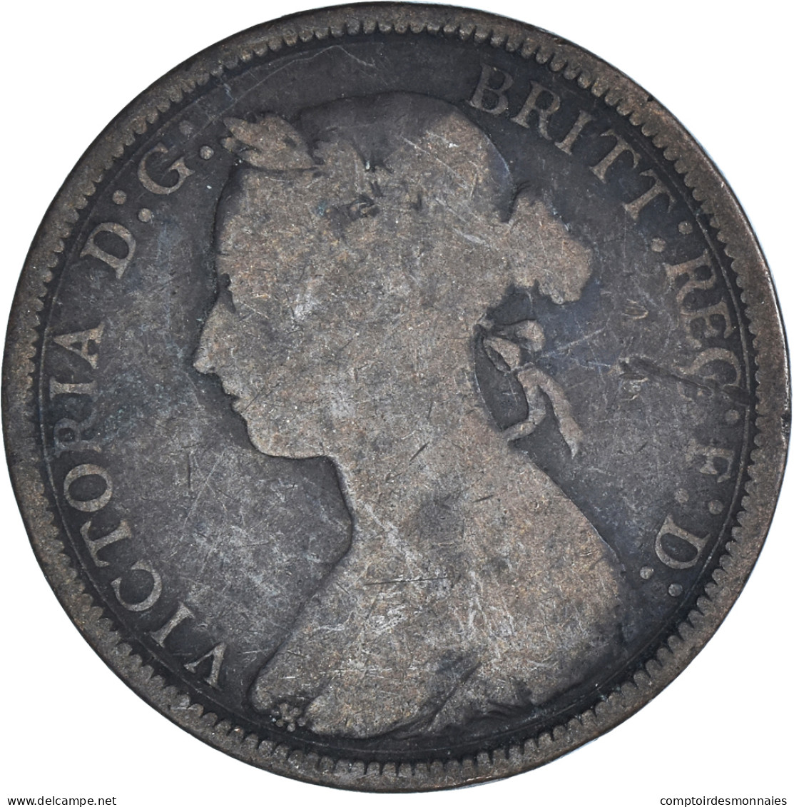 Monnaie, Grande-Bretagne, 1/2 Penny, 1887 - C. 1/2 Penny