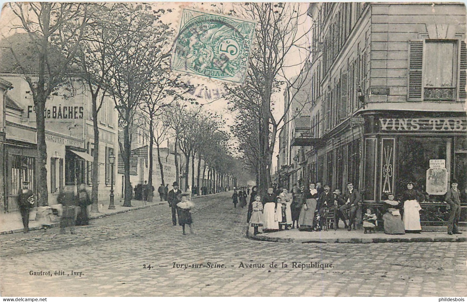 VAL DE MARNE  IVRY SUR SEINE Avenue De La République - Ivry Sur Seine