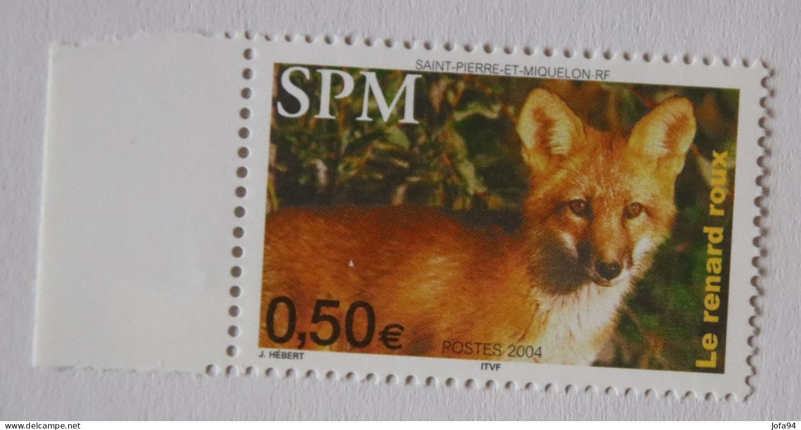 SPM 2004  Faune Le Renard Roux  YT 820   Neuf - Unused Stamps