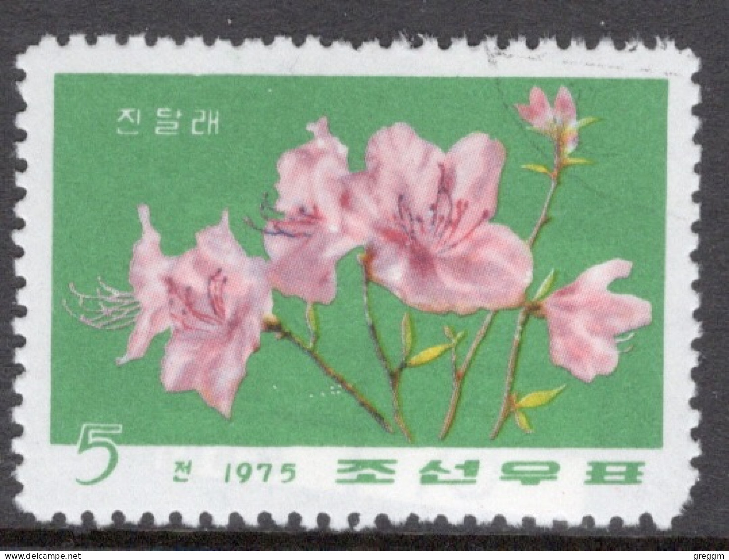 North Korea 1975 Single Stamp To Celebrate Rhododendrons In Fine Used. - Corée Du Nord