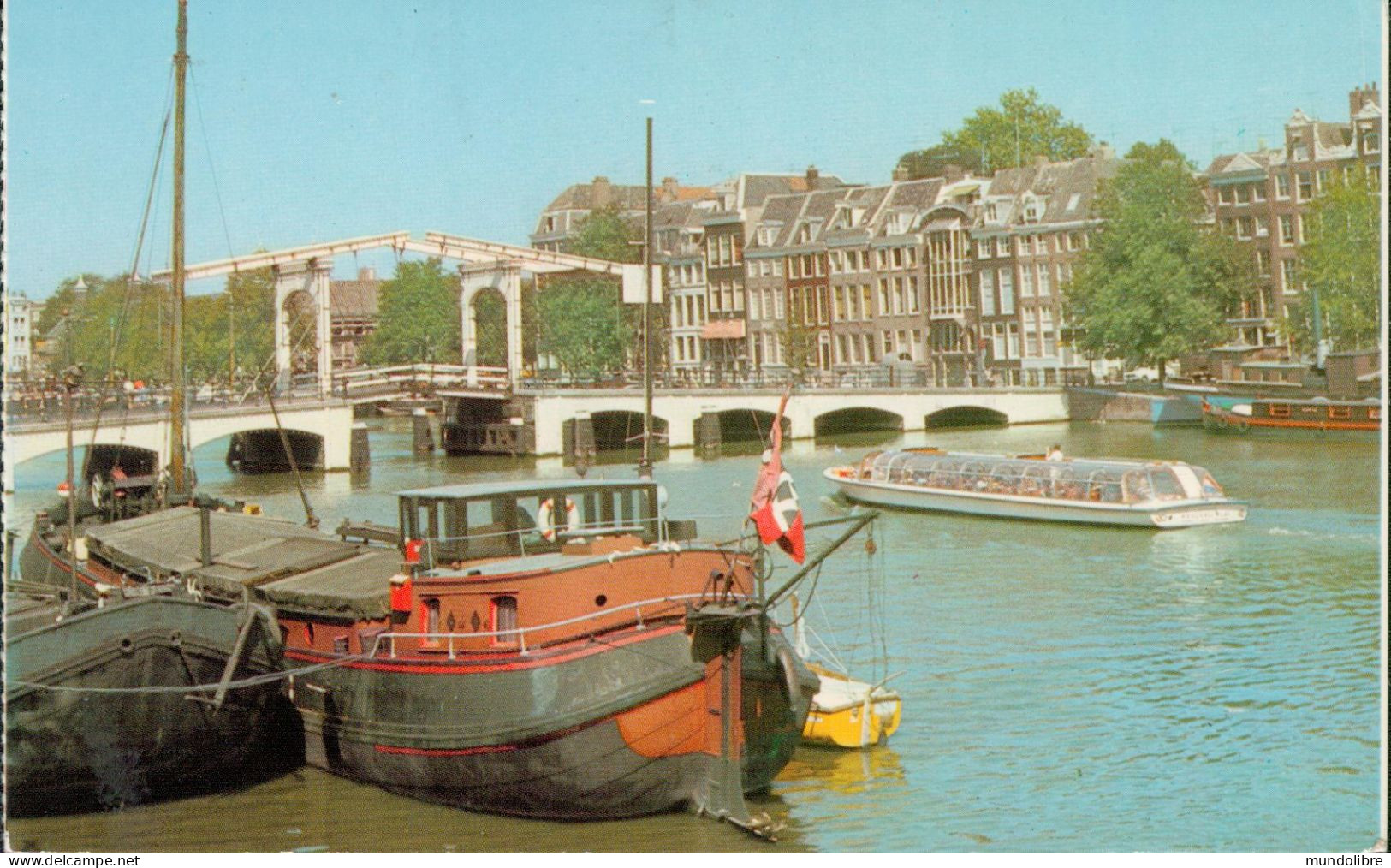 Kleinformatkarte AMSTERDAM -  Amstel Mit Magere Brug - Amsterdam