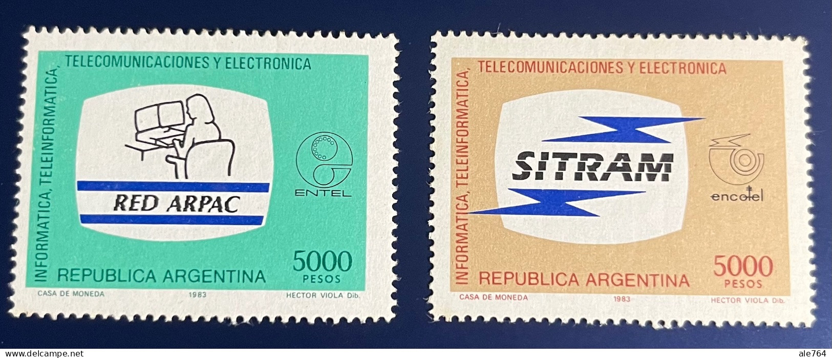 Argentina 1983 CYTRA, GJ 2084/5, Sc 1412/3, MNH. - Nuovi