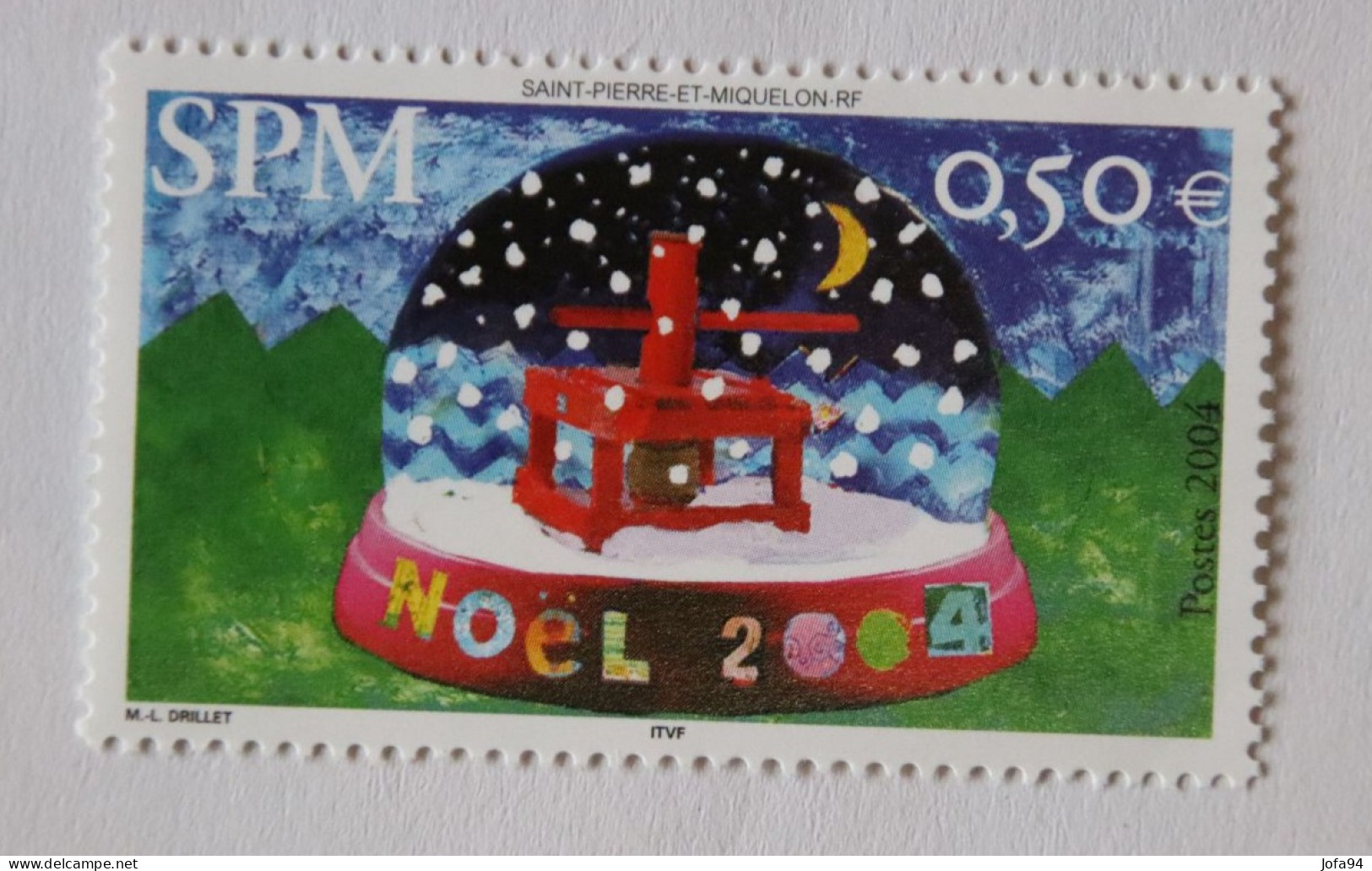 SPM 2004 Noël 2004   YT 828 Neuf - Unused Stamps