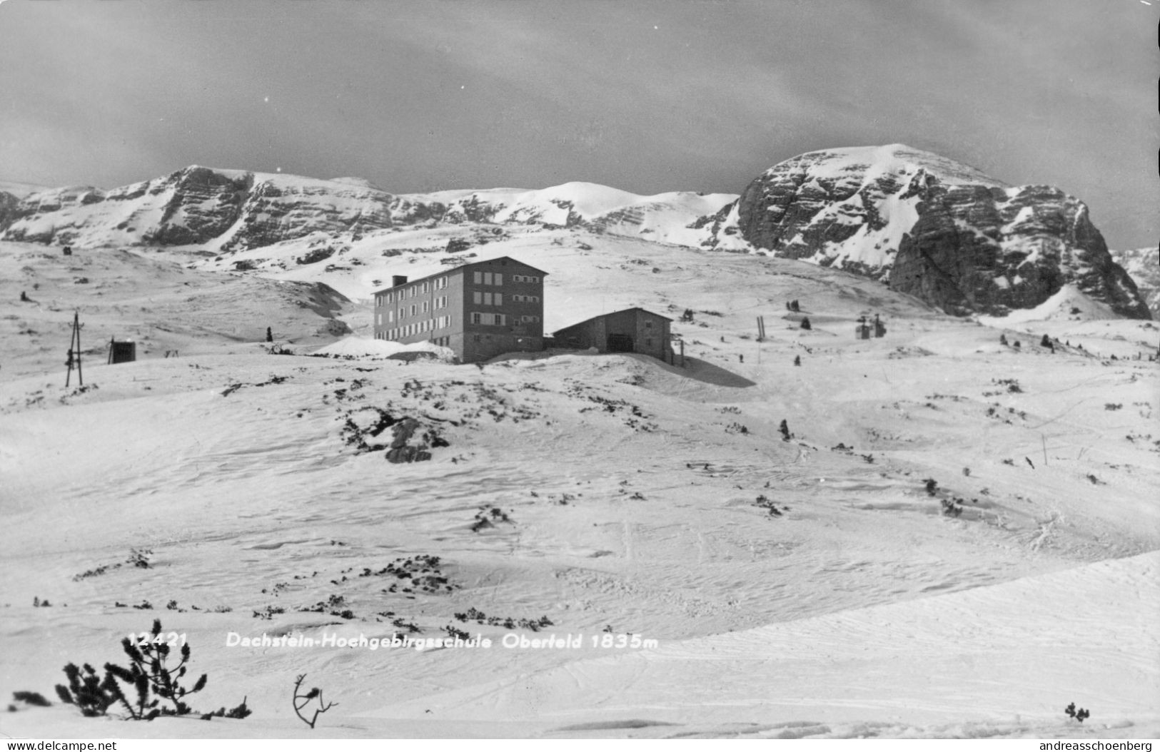 Dachstein-Oberfeld - Hochgebirgsschule Und Bergstation Gjaidbahn - Gmunden