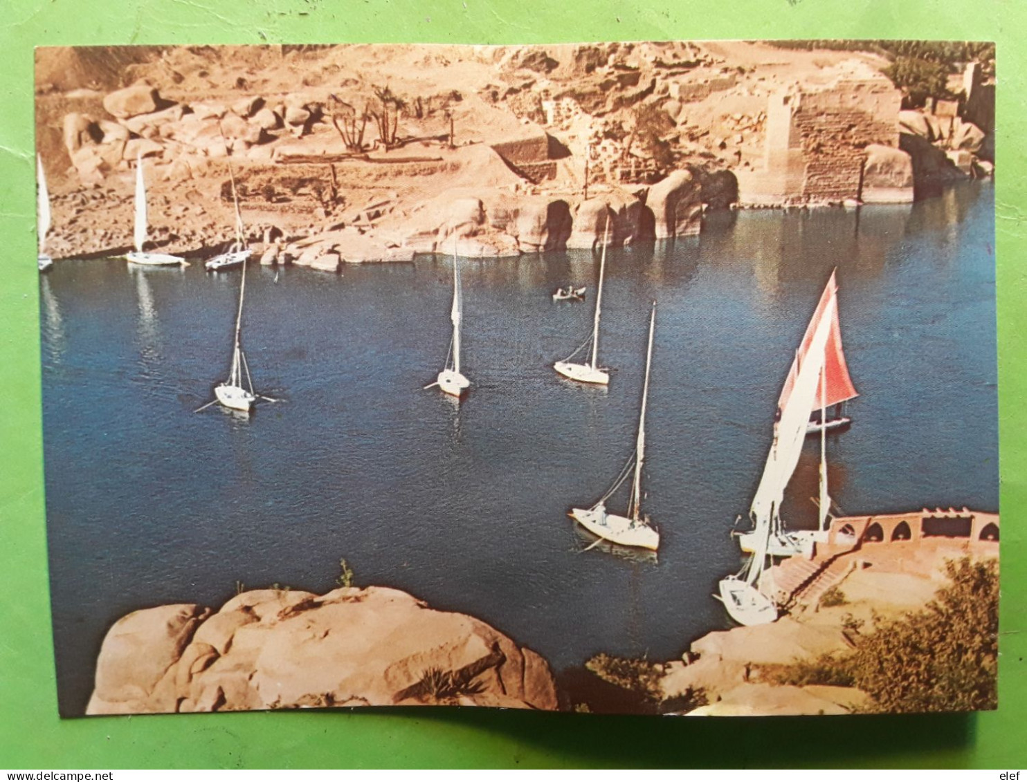 ASSOUAN, ASSWAN, Egypte Egypt, Sailing Boats On The Nile At Aswan - Assouan