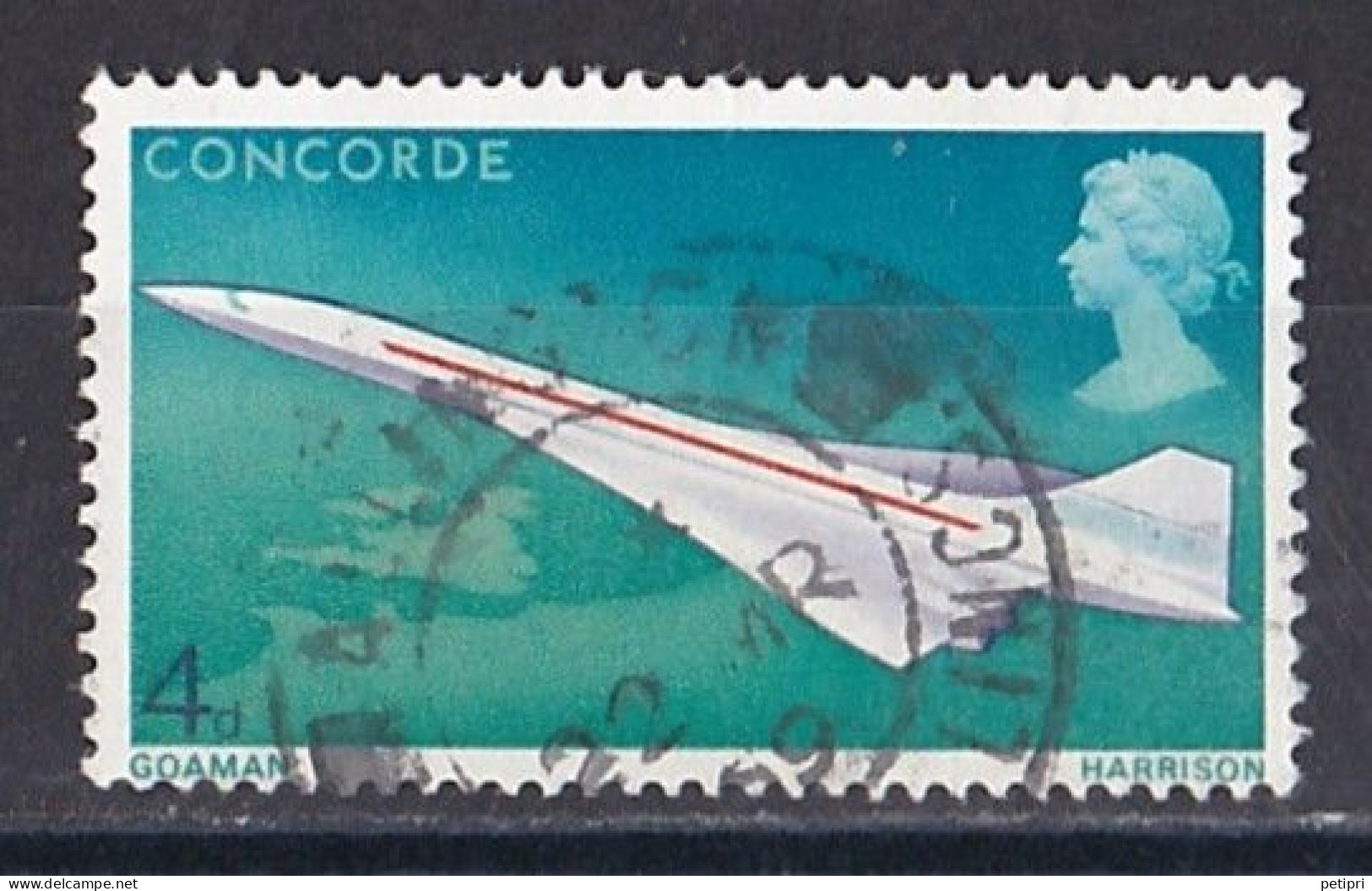 Grande Bretagne - 1952 - 1971 -  Elisabeth II -  Y&T N °  555  Oblitéré - Oblitérés