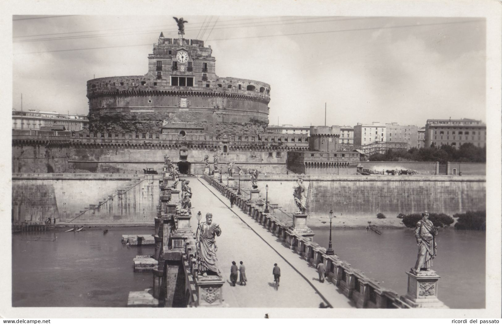 Cartolina Roma - Ponte Elio E Castel S.angelo - Castel Sant'Angelo