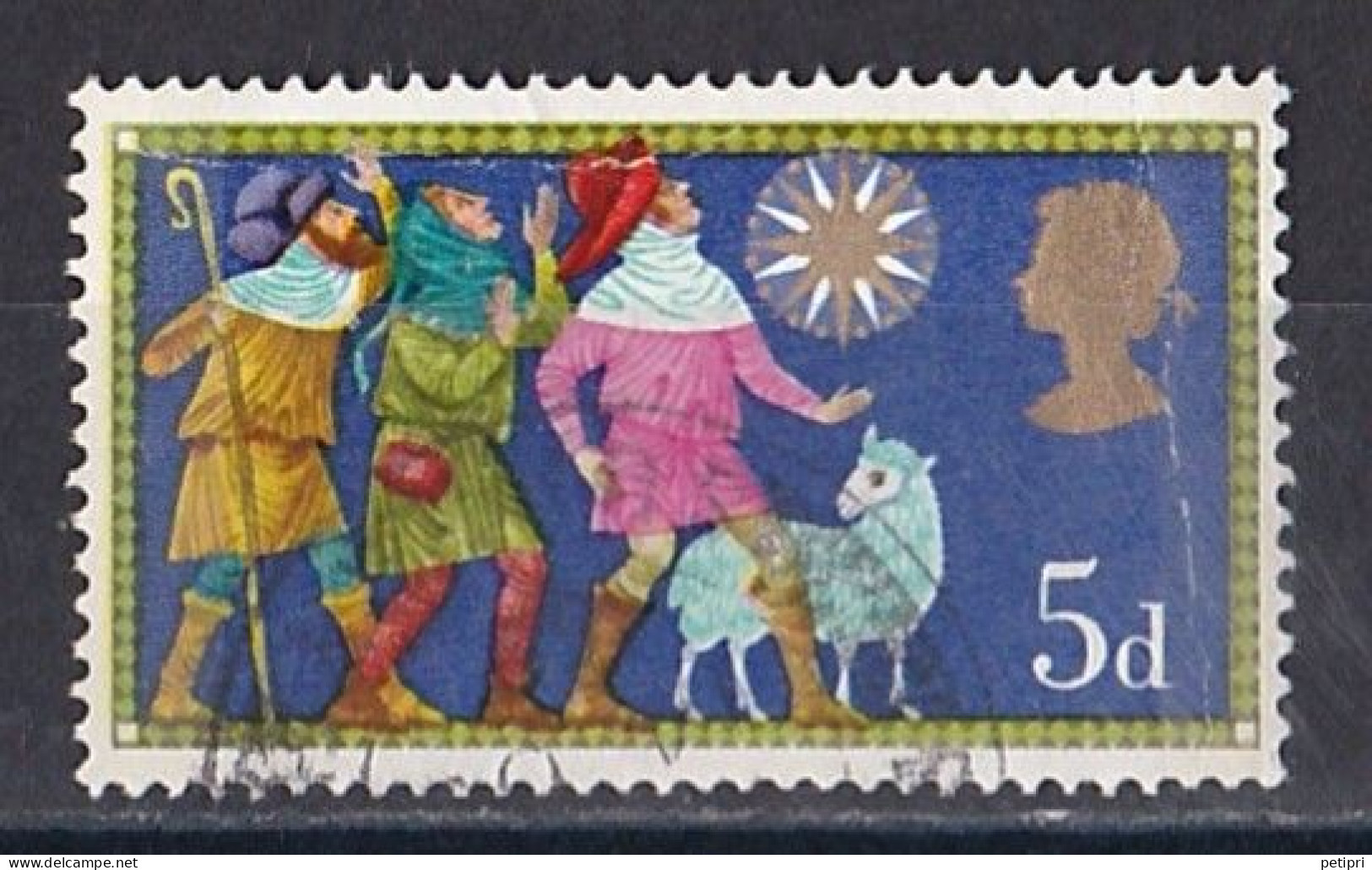 Grande Bretagne - 1952 - 1971 -  Elisabeth II -  Y&T N °  580  Oblitéré - Used Stamps