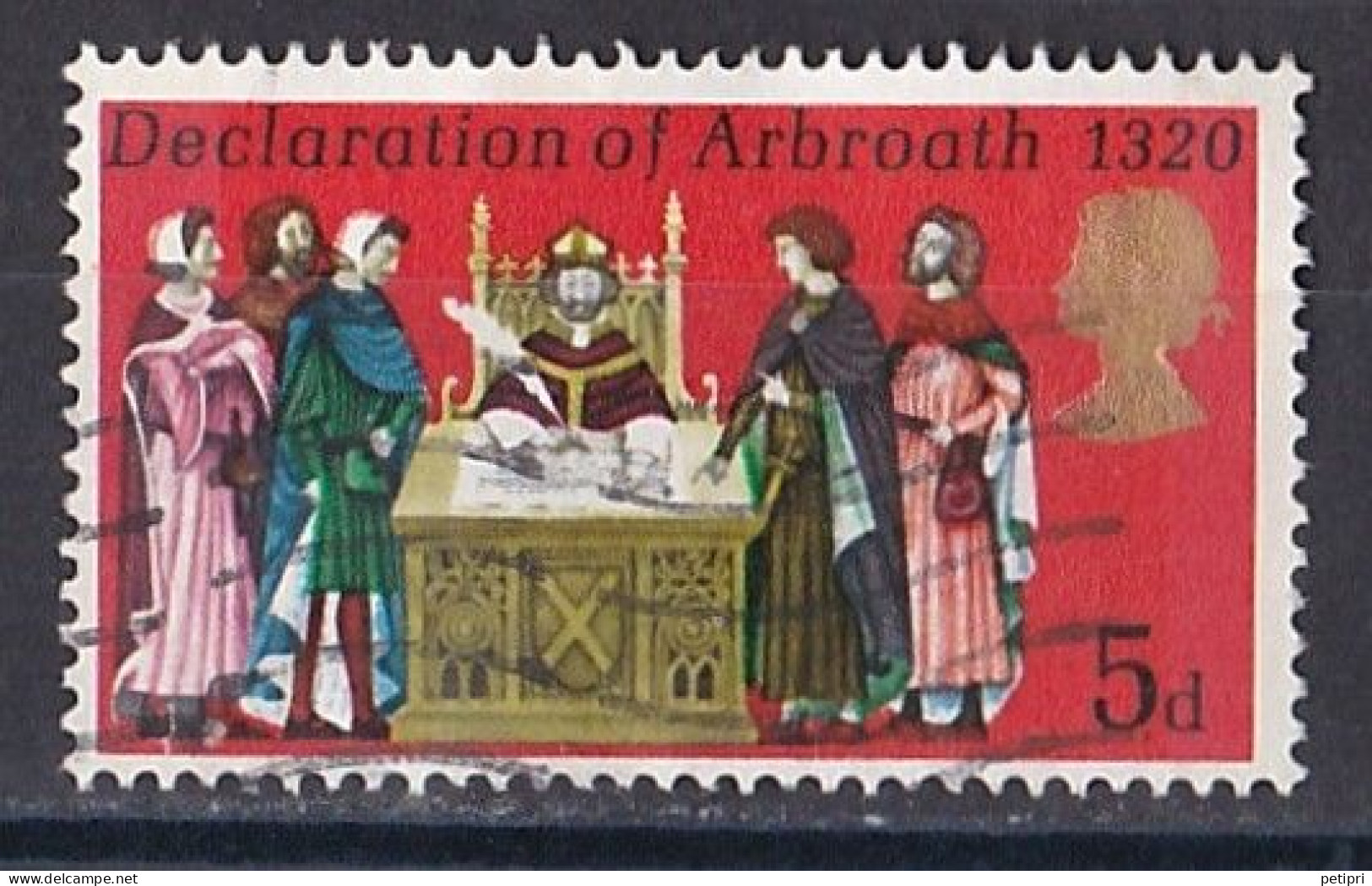 Grande Bretagne - 1952 - 1971 -  Elisabeth II -  Y&T N °  586  Oblitéré - Used Stamps