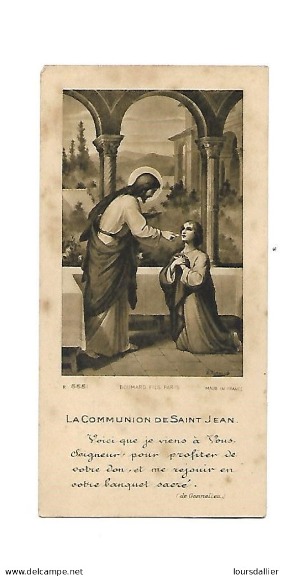 28 MAI 1936 Bruno DAUTRICHE  Souvenir De La Communion Solennelle Collège De Passy 1 - Comunioni