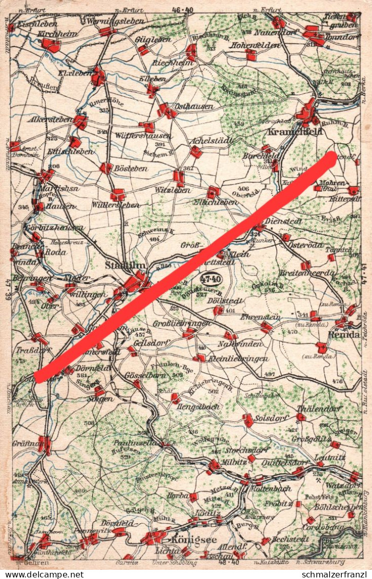 Wona Hauschting AK 47 - 40 Stadtilm Kranichfeld Königsee Dienstedt Remda Marlishausen Kleinhettstedt Niederwillingen - Stadtilm