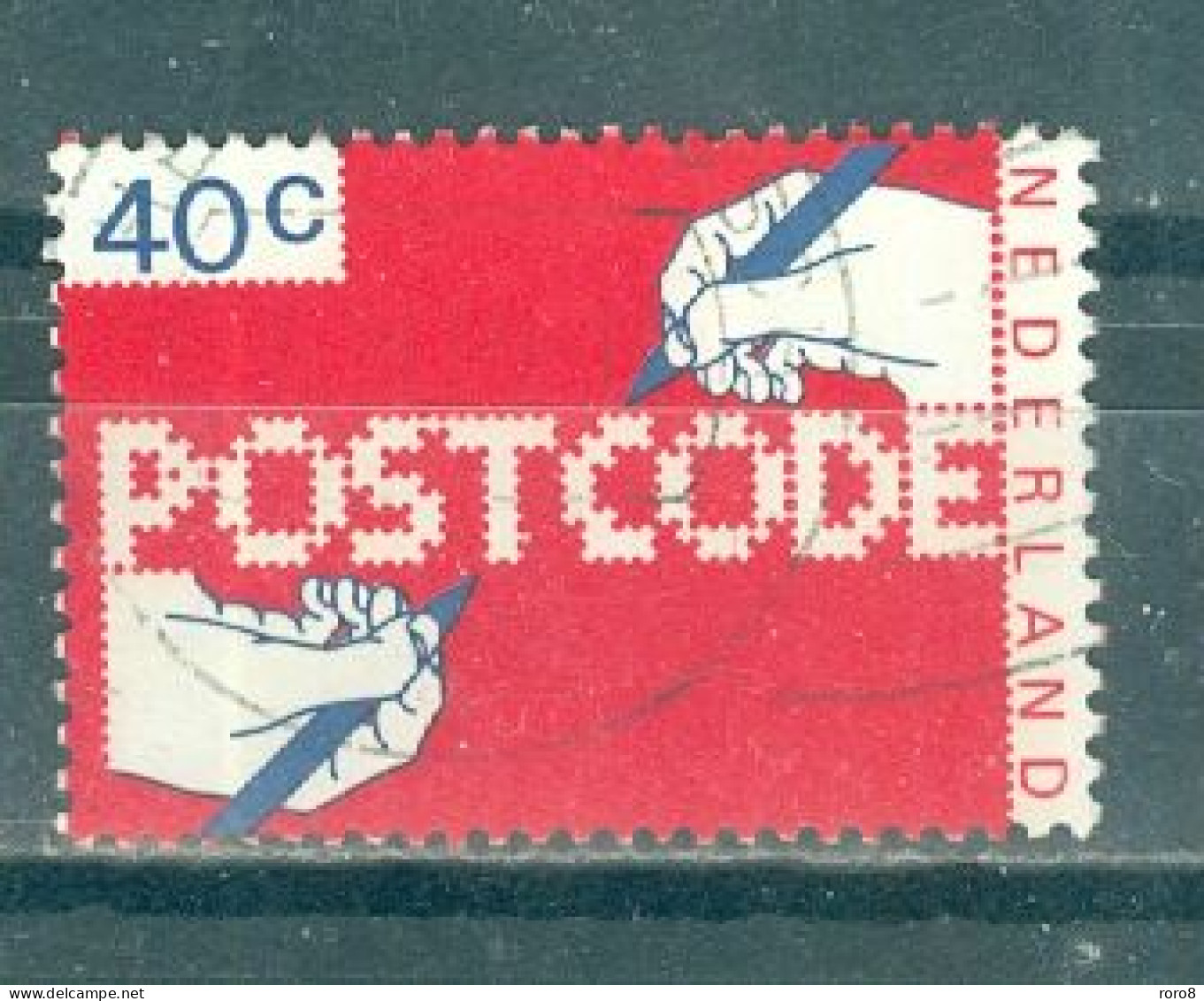 PAYS-BAS - N°1084 Oblitéré - Introduction Du Code Postal Aux Pays-Bas. - Gebraucht