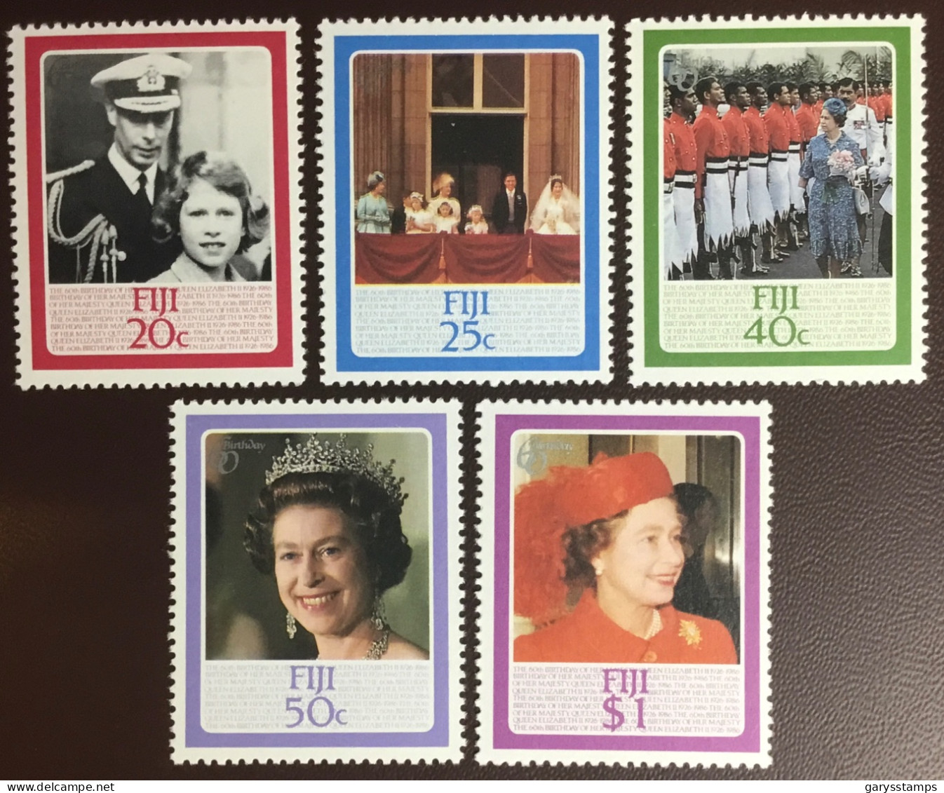 Fiji 1986 Queen’s 70th Birthday MNH - Fidji (1970-...)